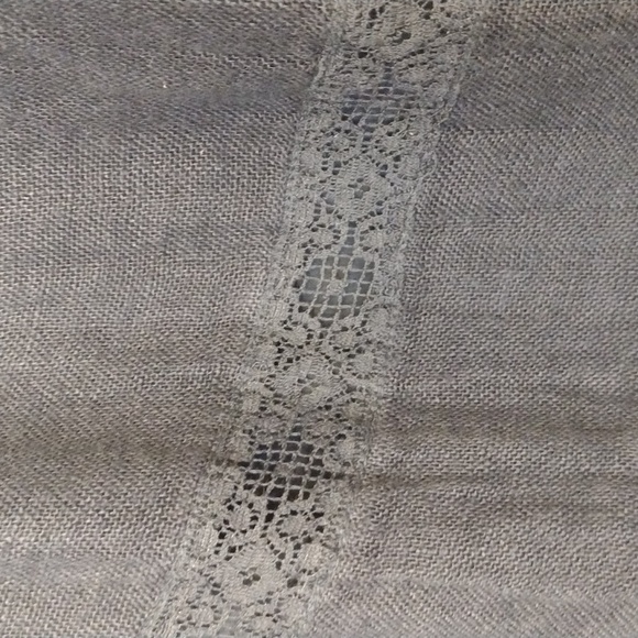 NWT Calypso St Barth 100% Linen Charcoal Maxi Skirt size Small Selma Skirt - Picture 9 of 16